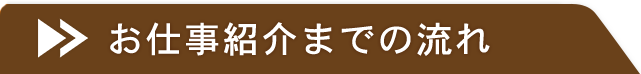 お仕事紹介までの流れ